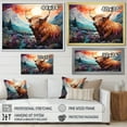 thumbnail image 4 of Designart "Pastel Yak Wilderness Territory" Yaks Floater Framed Canvas Prints, 4 of 5
