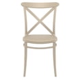thumbnail image 3 of Siesta Exclusive ISP254-DVR Chaise d'Extérieur en Résine Croisée Taupe - Ensemble de 2, 3 of 5