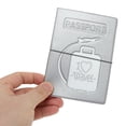thumbnail image 3 of Unique Bargains 1 Pc Passport Holder Durable Airplane Luggage Print Document Holder for Travel Silver Tone, 3 of 5