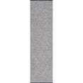 thumbnail image 3 of Alma Transitional 2' x 7.7' Light Gray and Stone Grey, Machine Washable Polyester & Cotton Indoor Area Rug, 3 of 12