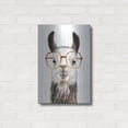 thumbnail image 3 of Luxe Metal Art 'Hip Llama III' by Victoria Borges, Metal Wall Art, 16" x 24", 3 of 9