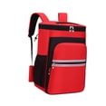 thumbnail image 3 of Mochila de almacenamiento de limpieza, bolsa para suministros de limpieza, bolsa de almacenamiento impermeable multifuncional portátil, utensilio domé Rojo, 3 of 8