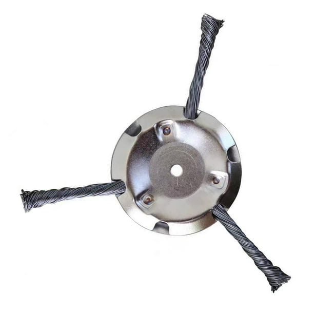 Cabeza de comedor de ,Cabezal universal para desmalezadora de cadena,Accesorio de herramienta de cortacésped de acero inoxidable,accesorios universales cuchillas de 6in 3 Zulema Cabeza de comedor de malas hierbas
