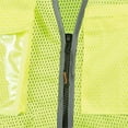 thumbnail image 4 of Pioneer Pioneer - Mesh 9-Pocket Safety Vest - Hi-Vis Yellow/Green - Size Medium, 4 of 5