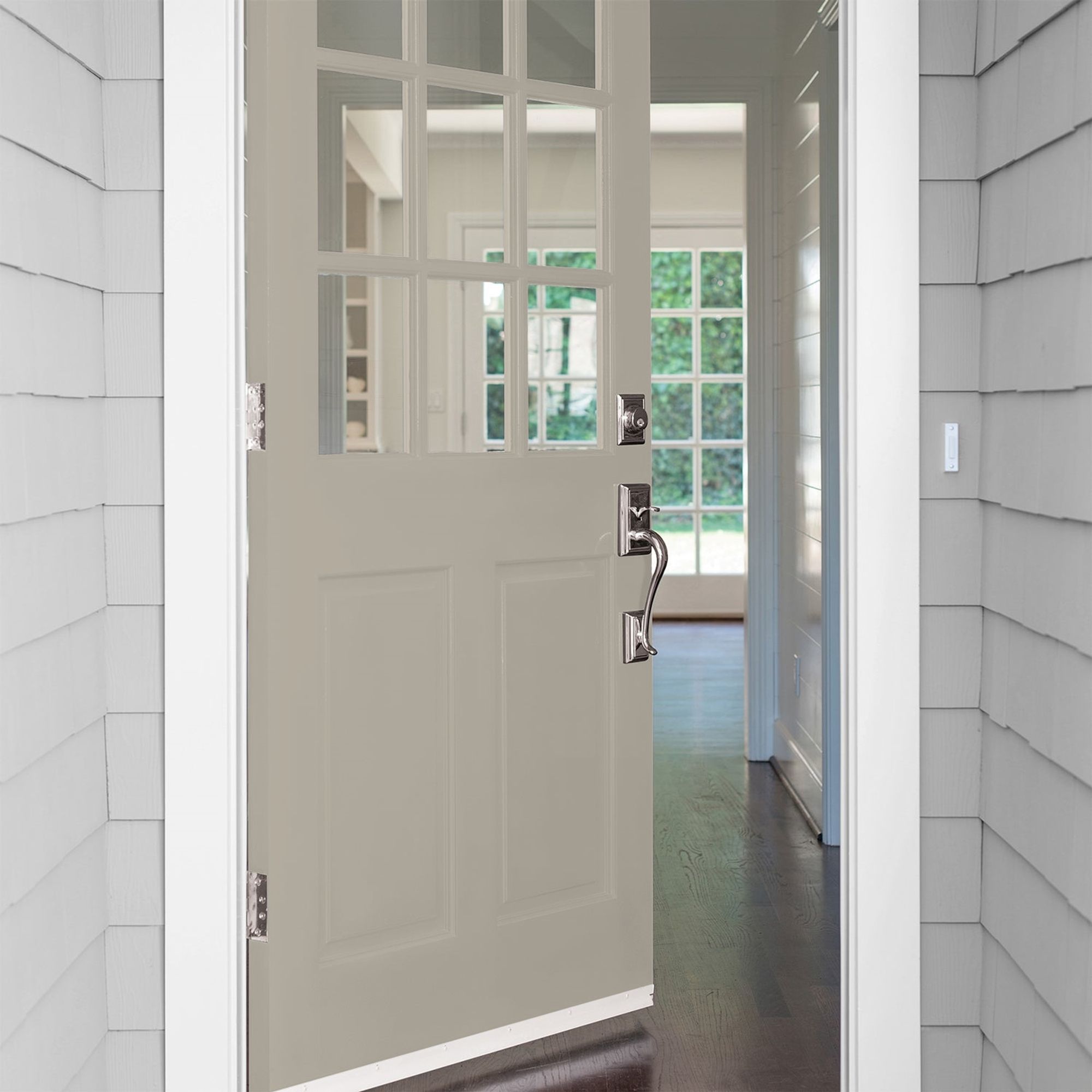 Glidden High Endurance Plus Fieldstone Satin Exterior Paint and Primer, 1 Quart