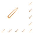 thumbnail image 1 of Palillos para el cabello Jumpingount Metal coreano en forma de U Naranja 10Conjunto, 1 of 6