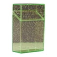 thumbnail image 1 of KLKCMS Transparent Box Case Thickened Lightweight Dispenser Portable Useful Display Box Flip Holder Case for Gift Men , Green, As discribed, 1 of 9