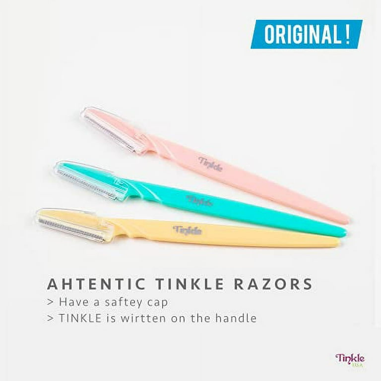 TINKLE Eyebrow Razor- 3 pack, Disposable Facial Hair Shapers