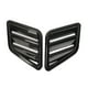 thumbnail image 2 of piezas de cubierta de ventilación de aire del capó del motor ABS, rejilla de salida de aire del capó delantero superior, reemplazo para Ford estilo de fibra de carbono, 2 of 15
