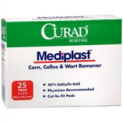 Curad Mediplast Pads 40%, 2 Inches X 3 Inches - 25 Ea, 3 Pack