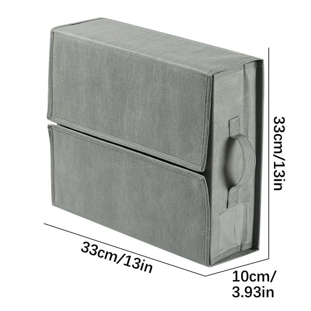 Rbaofujie Underbed Storage Containers Clothes and Blanket Storage Box Foldable Handle Bed Sheets and Quilt Storage Box Wardrobe Storage Separate Collection Of Underwear Storage Bag Organizer