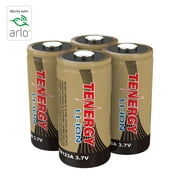 Arlo Certified: Tenergy 3.7V Li-ion Rechargeable Battery for Arlo Security Cameras (VMC3030/VMK3200/VMS3330/3430/3530) 650mAh RCR123A UL UN Certified 4 Pack