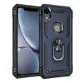 thumbnail image 4 of ULAK iPhone XR Case with Ring Holder, Heavy Duty Shockproof Kickstand Phone Case for Apple iPhone Xr for Men Boys Kids, Blue, 4 of 10