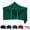 Green, variant on Red 10x10 Instant Canopy Tent and 2 Side Walls -Commercial-Grade Aluminum Frame -Water Resistant Canopy Top and Sidewalls -Includes Canopy Bag and Stake Kit (5 Color Options)