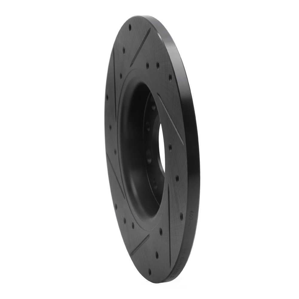 Dynamic Friction Company 633-42012R DFC Brake Rotor - Drilled And Slotted - Black