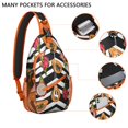thumbnail image 4 of Chili Pepper Sling Backpack for Travel and Outdoor Activities Cute and Spicy Red Vegetable Pattern Crossbody Bag with Multi-Functional Design Durable and Fashionable Shoulder Backpac, 4 of 6