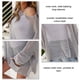 thumbnail image 5 of Crochet Hollow Out Cover Up Blusa, Cómodo Causal Skin Friendly Crochet Traje De Baño Coverup Top Suelto Para Vacaciones Fecha De Viaje ANGGREK Parte superior ahuecada de ganchillo, 5 of 5