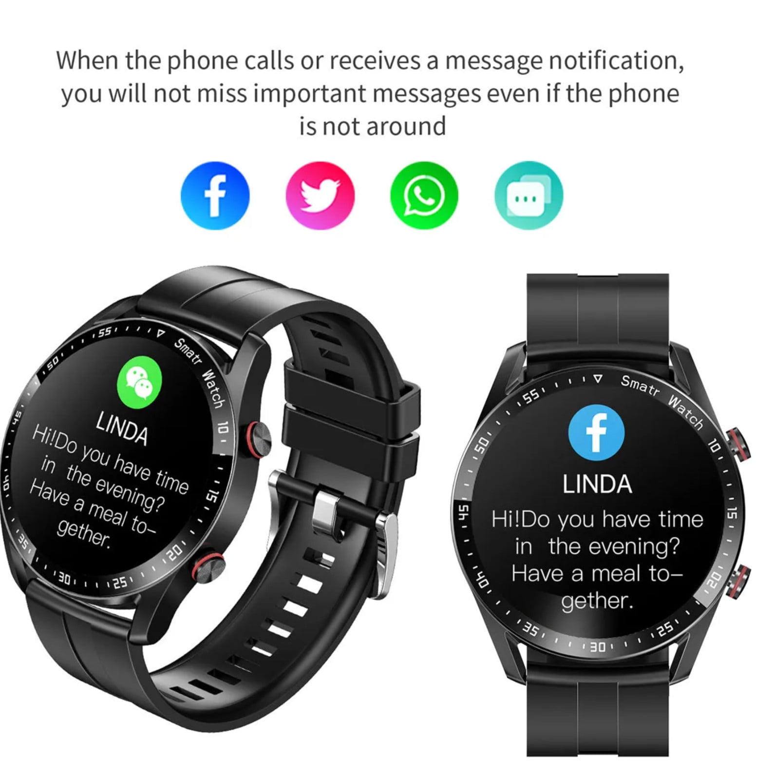 2025 Smart Watch Men's Waterproof Smartwatch Bluetooth for iPhone Android Samsung