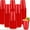 Red, variant on BIBEARBIBEAR 160PCS 16oz Plastic Party Cups Disposable Drinkware for Halloween Christmas Graduation BBQ Picnic Wedding Birthday New Year Party Supplies