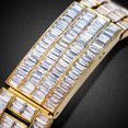 thumbnail image 4 of Men's Luxurious Full Rhinestone Quartz Fashion Watch - Water Resistant, Precise Timekeeping, Stylish Accessory for Formal Occasions, 4 of 4