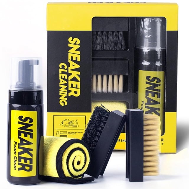 MNJKJHL Kit de Linikempieza para Tenis, Limpiador de Tenis con Limpieza en Seco, Limpieza Profunda, Simple, No Tóxico, Secado Rápido, incluye cepillo suave, cepillo rí