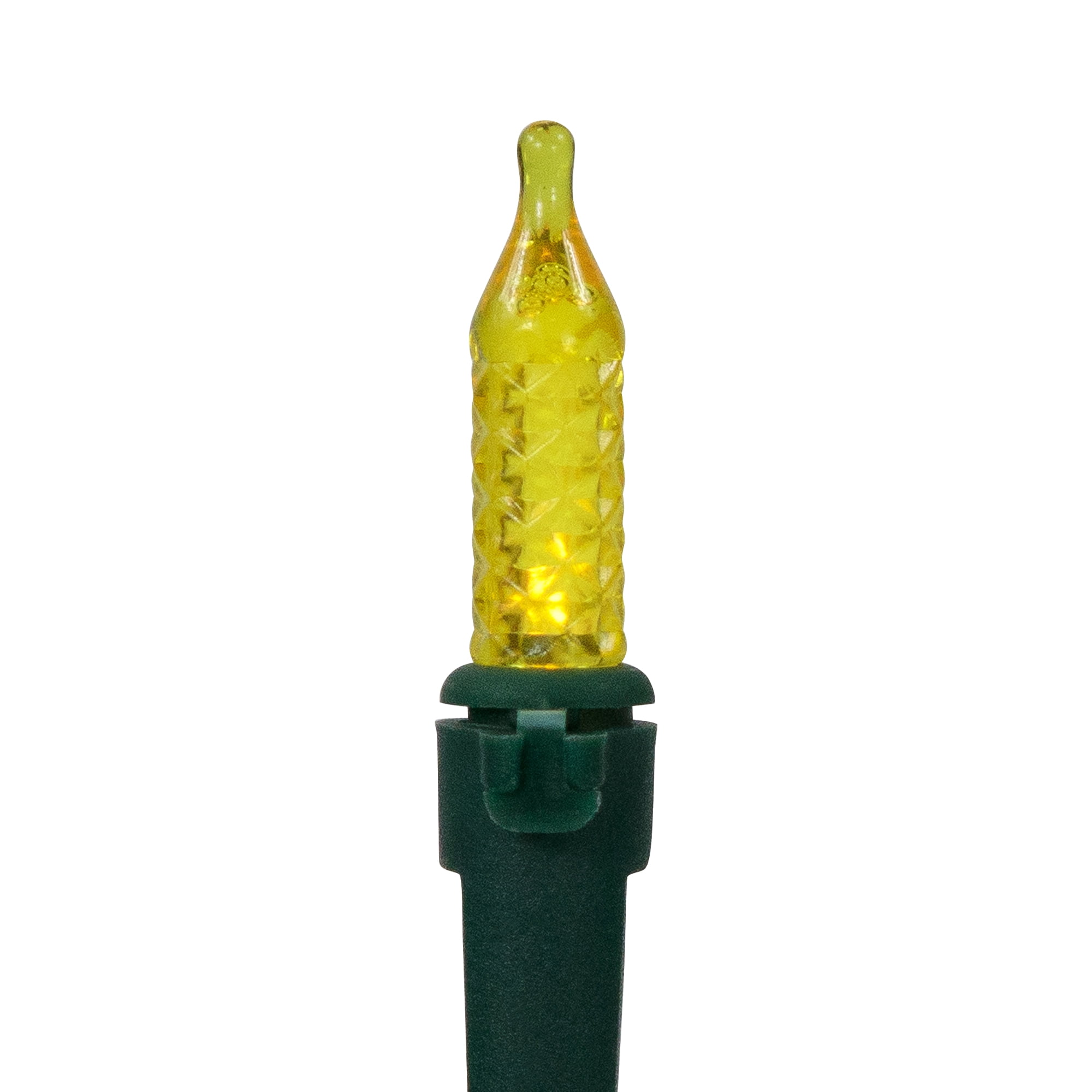 Northlight LED M5 Faceted Christmas Lights - Multicolor  - 15.75’ Green Wire - 50ct