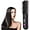 Black, variant on Numoya Go Brush Pro, 2025 NEW Portable Straightener Brush - Gobrush Pro, Numoya Hair Styler, Fast Heating Cordless Mini Hair Brush (Pink)