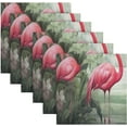 thumbnail image 6 of Pink Flamingos Cloth Napkins Set of 1,20x20 Inches Napkins Cloth Washable Reusable Soft for Dinner,Wedding,Parties,Home Dinner,Tableative Decor Gift, 6 of 7