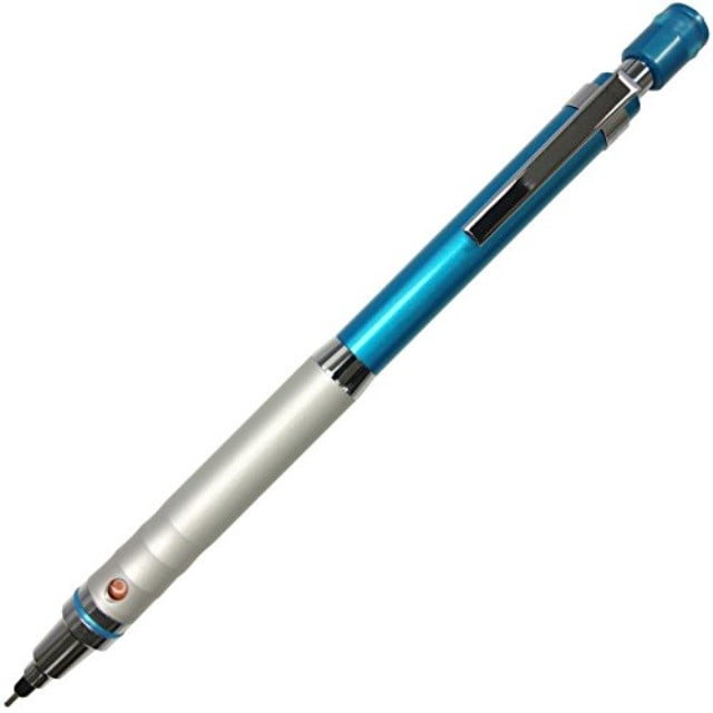 Uni Ball Kuru Toga 0.5mm Mechanical Pencil 10 Erasers Blue Barrel 12 Leads 