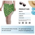 thumbnail image 7 of Disketp Happy St. Patrick'S Day Women Swimsuit Cover Up Short Chiffon Summer Beach Sarong Bikini Wrap Skirt Bathing Suit, 7 of 7