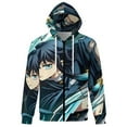 thumbnail image 6 of Demon Slayer Tokito Muichiro Jacket Casual Oversized Hoodie Stylish Zipper Hooded Sweatshirt Warm Loose Outerwear XL, 6 of 8