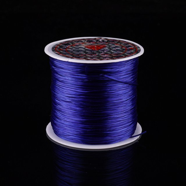 Hilo elástico plano, cuerda elástica de seda plana de cristal, cuerda elástica para bricolaje, pulsera de cuentas, cuerda para enhebrar, hilo de spandex