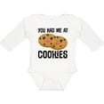 thumbnail image 3 of Inktastic You Had Me at Cookies Boys or Girls Long Sleeve Baby Bodysuit, 3 of 5