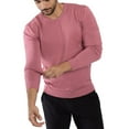 thumbnail image 5 of X RAY Mens Crew Neck Sweater Slim Fit Midweight Pullover Sweater for Men for Casual Dressy Wear (Big & Tall Available), Dusty Mauve, M, 5 of 11
