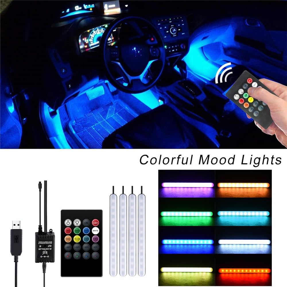 Connector All Colours 12V RC Car Truck Buggy LED Strip Lights Lamps Kit Switch