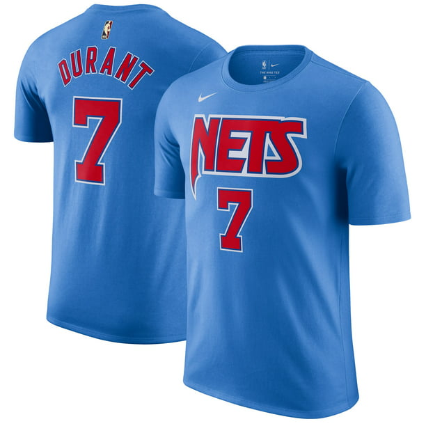 Kevin Durant Brooklyn Nets Nike Classic Edition Name Number T Shirt Blue Walmart Com Walmart Com