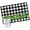 Green White Black, variant on Small Round Rug 3Ft Washable Non-Slip, St. Patrick's Day Circle Area Rugs for Living Room Bedroom, Green Shamrock Grasses Black White Plaid Indoor Floor Mats Carpet Runner for Home Decor