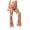 w93# Orange961, variant on Women'S Flared Pants High Waist Water Ripple Print Slim Fit Yoga Casual Bell Bottoms Stretch Comfort Fit Boho Flare Palazzo Stylish Fashionable Leggings ,Grey,S