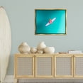 thumbnail image 3 of Stupell Industries Sitting on Peaceful Surfboard Nautical & Beach Painting Gold Floater Framed Canvas Art Print Wall Art, 31 x 25, 3 of 10