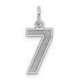 thumbnail image 1 of Pendentif Breloque en Argent Sterling 925 Numéro 7, 1 of 6