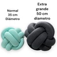 thumbnail image 4 of Cojin Nudo Bola Extra Grande Decoracion Hogar Personalizado, 4 of 7