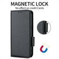 thumbnail image 2 of Allytechgroup Flip Case for iPhone 16e, PU Leather Slim Fit Shell Cards Holder Kickstand Shockproof Anti-Scratch Corner Protective Wallet Case for iPhone 16e, Black, 2 of 5