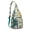 Blue-green-2, variant on Vintage Boho Sling Backpack – Retro Tribal Ethnic Crossbody Bag, Artistic Geometric Hiking Shoulder Bag for Women & Men, Rustic Floral Travel Daypack
