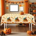 thumbnail image 4 of Oioii Pumpkin Fall Paper Plates Paper cup tablecloth and Napkins Party Supplies Pumpkin Leaves Disposable Tableware Set for Thanksgiving Autumn Harvest Party Decoration, 4 of 6