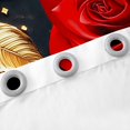 thumbnail image 3 of Erosebridal Rideaux Lune Dorée Lot de 2 (42x84) pour Couple, Rideaux Occultants Roses Romantiques 30 %-50 %, Décoration d'Anniversaire, 3 of 5