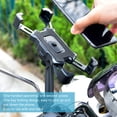 thumbnail image 4 of Montaza Del Manillar Del Manillar De La Motocicleta, Soporte Del Teléfono Del Teléfono De La Motocicleta De Bicicleta Rotativa De 360 ​​​​grados Para El Ciclo De Bicicleta, 4 of 7