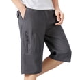 thumbnail image 2 of Mens Workout Shorts Men's Hiking Cargo Shorts Outdoor Gym Shorts Quick Dry Activewear Men Fashion Sports Shorts Outdoor Hiking Shorts with Pockets, 2 of 5
