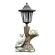 thumbnail image 1 of Estatua solar de jardín, lámpara de búho, estatuilla de regalo, figura iluminada, linterna solar, escultura de pájaro de resina para , granja,, 1 of 9