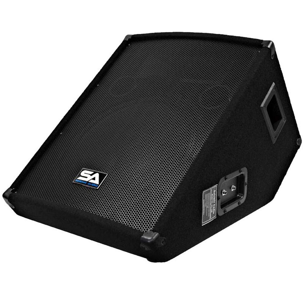 Seismic Audio SA-15M 2-way Indoor Floor Standing Speaker, 250 W RMS, Black