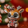 thumbnail image 3 of Dije reno plata regalo Xmas CharmXmasDeer01 2Pzas Plata S925 Chapa Charm Separador Venado Varios/Plata., 3 of 3